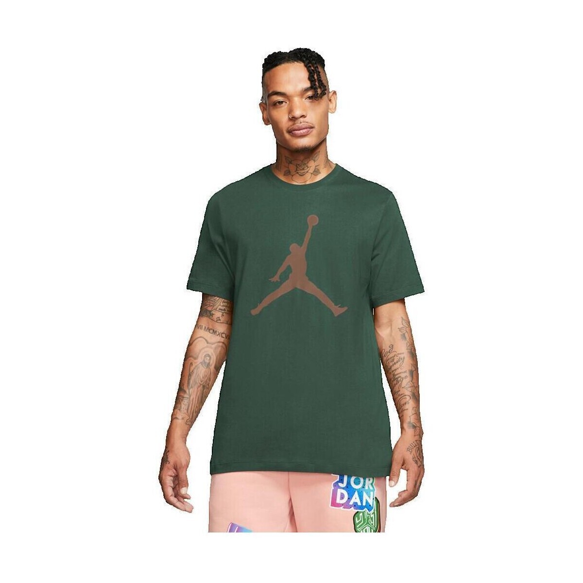 Nike  T-shirt  Jordan Jumpman Vert  Zelená