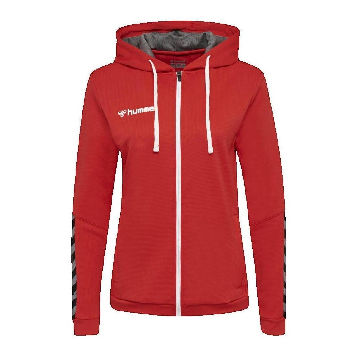 hummel  Veste de survêtement  HMLAUTHENTIC POLY ZIP HOODIE WOMAN  Červená