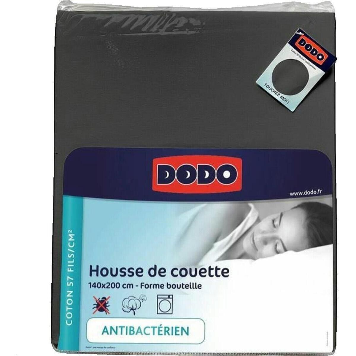 Dodo  Housse de Couette  140 x 200 cm Anthracite  Šedá