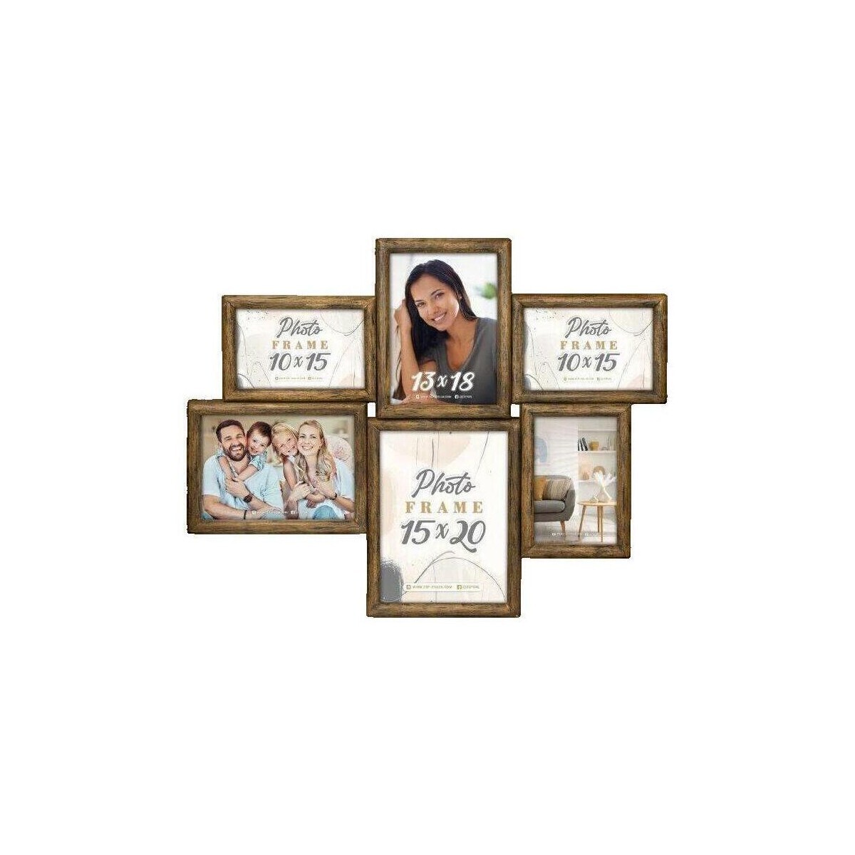 Zep  Cadre photo  Amiens Galerie bois brun  Hnědá