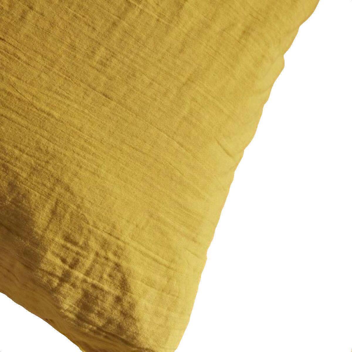 Today  Parure de lit  ocre en gaze de coton 260x240 cm  Oranžová