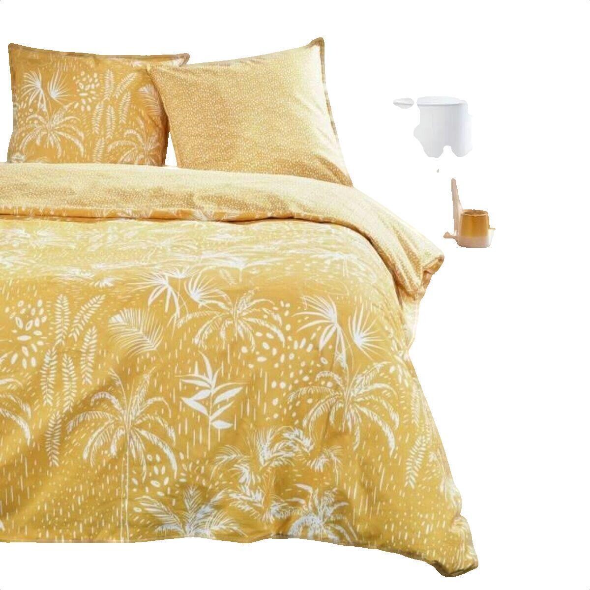 Today  Parure de lit  Sunshine motif floral bleu  Modrá