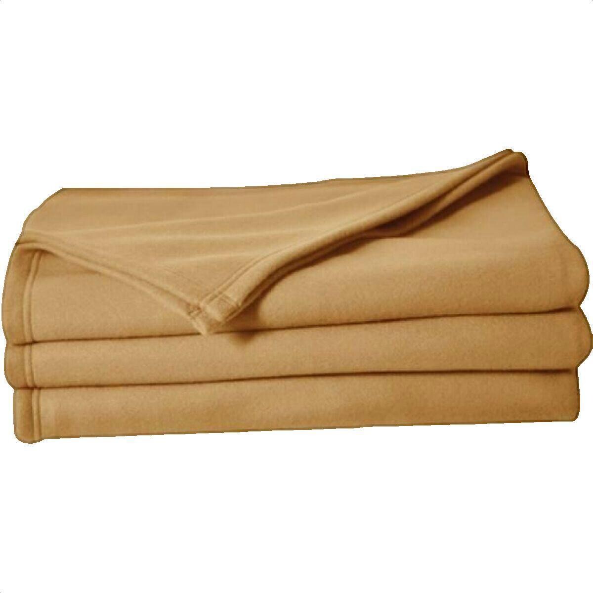 Toison D'or  Couverture polaire  220x240 cm beige  Béžová