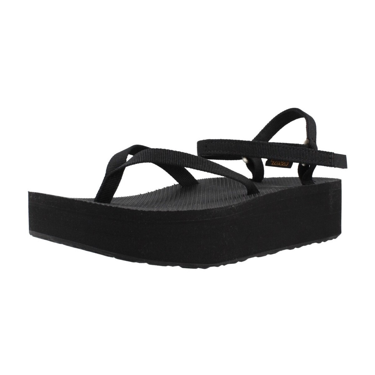 Teva  W FLATFORM SLIM  Černá