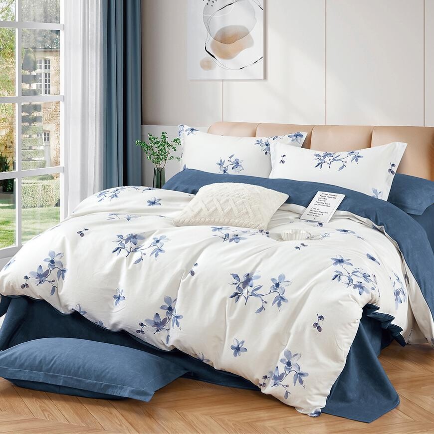 Povlečení bavlněný satén ALBS-01368B 140x200 Lasher