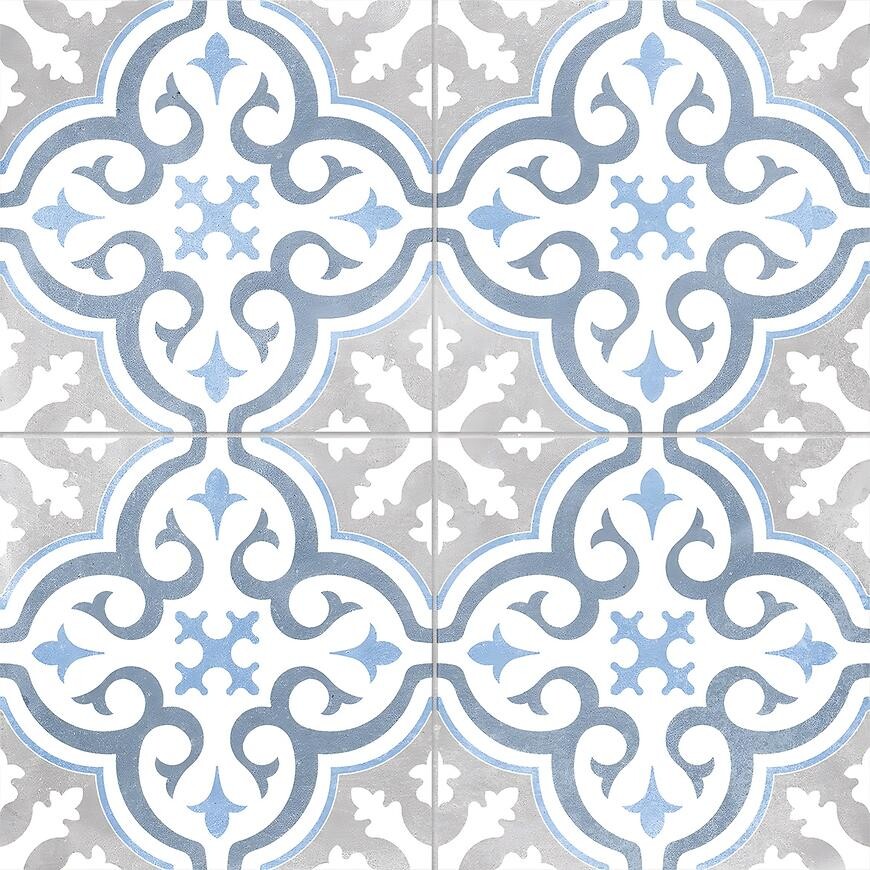 Cantebury Blue Mat 45/45