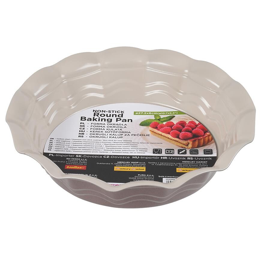 Forma kulatá 27.2x6cm.0.6mm