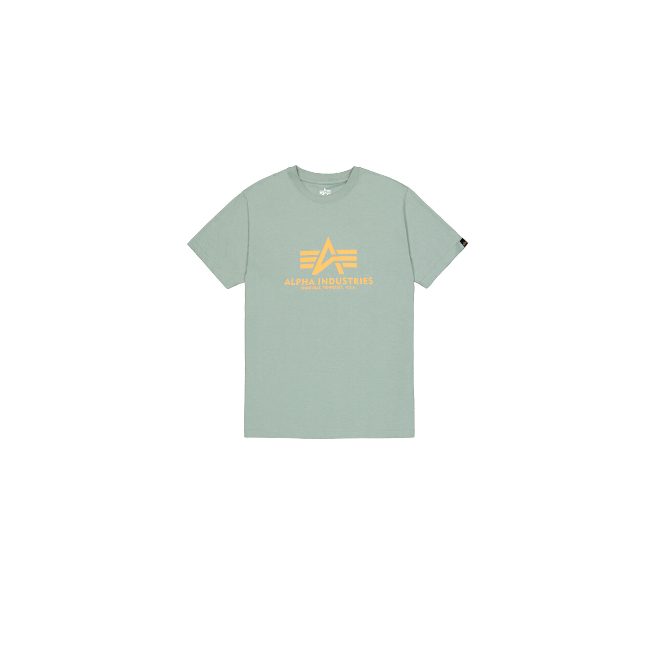 Tričko Alpha Industries Basic Big Logo - světle olivové, S