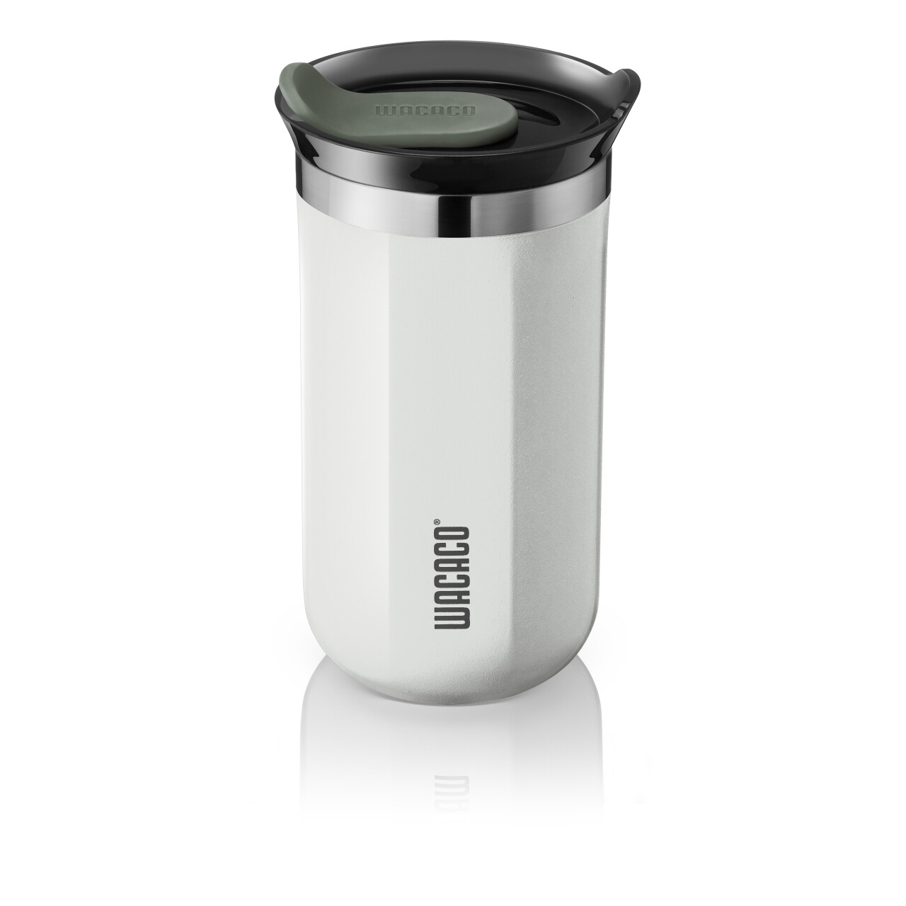 Cestovní termohrnek Wacaco Octaroma Lungo 300ml - bílý