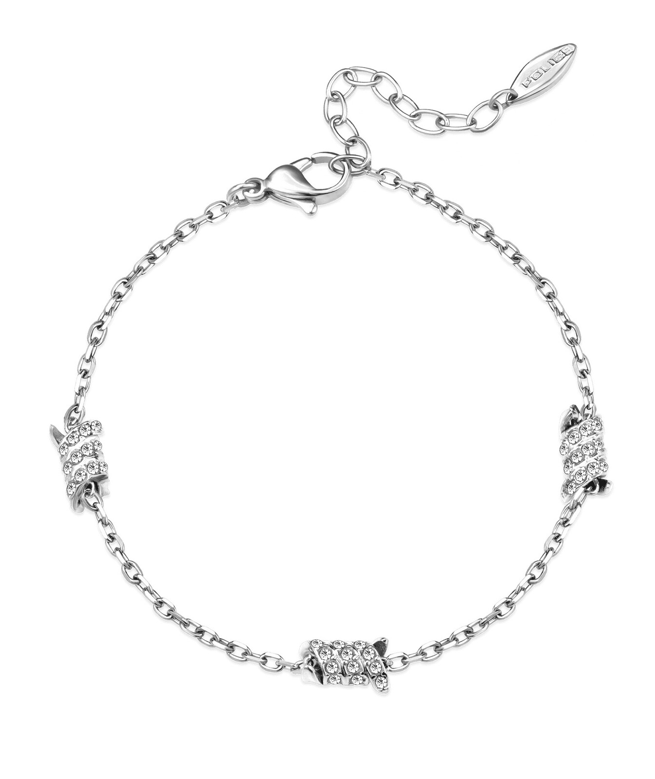 Police Ocelový náramek pro ženy Barbed Wire PEJLB2212311