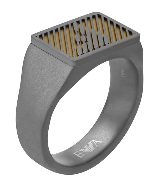 Emporio Armani Módní ocelový prsten EGS3242060 62 mm