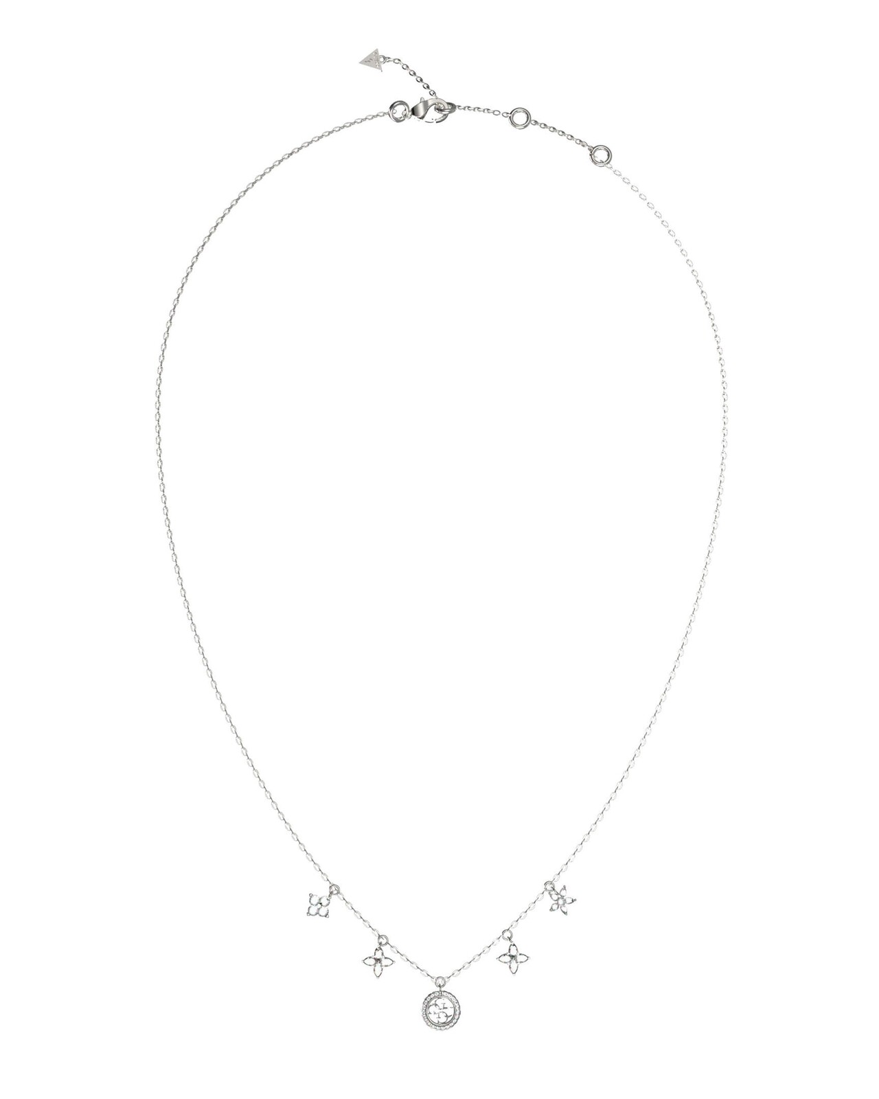 Guess Fashion ocelový náhrdelník Secret Garden JUBN06032JWRHT/U