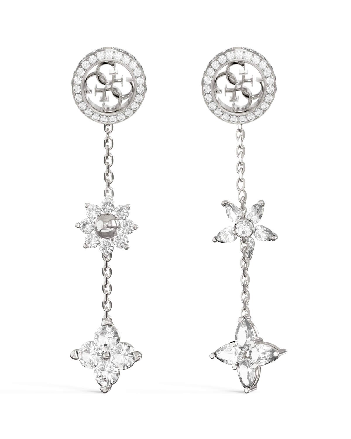 Guess Visací náušnice Květiny Secret Garden JUBE06036JWRHT/U