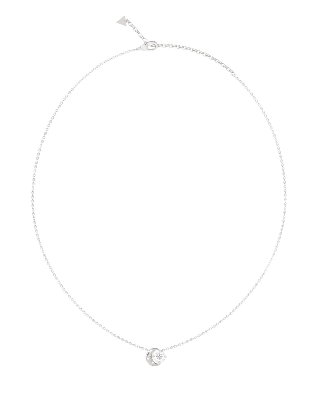 Guess Slušivý náhrdelník s měsícem Aurora JUBN06232JWRHT/U