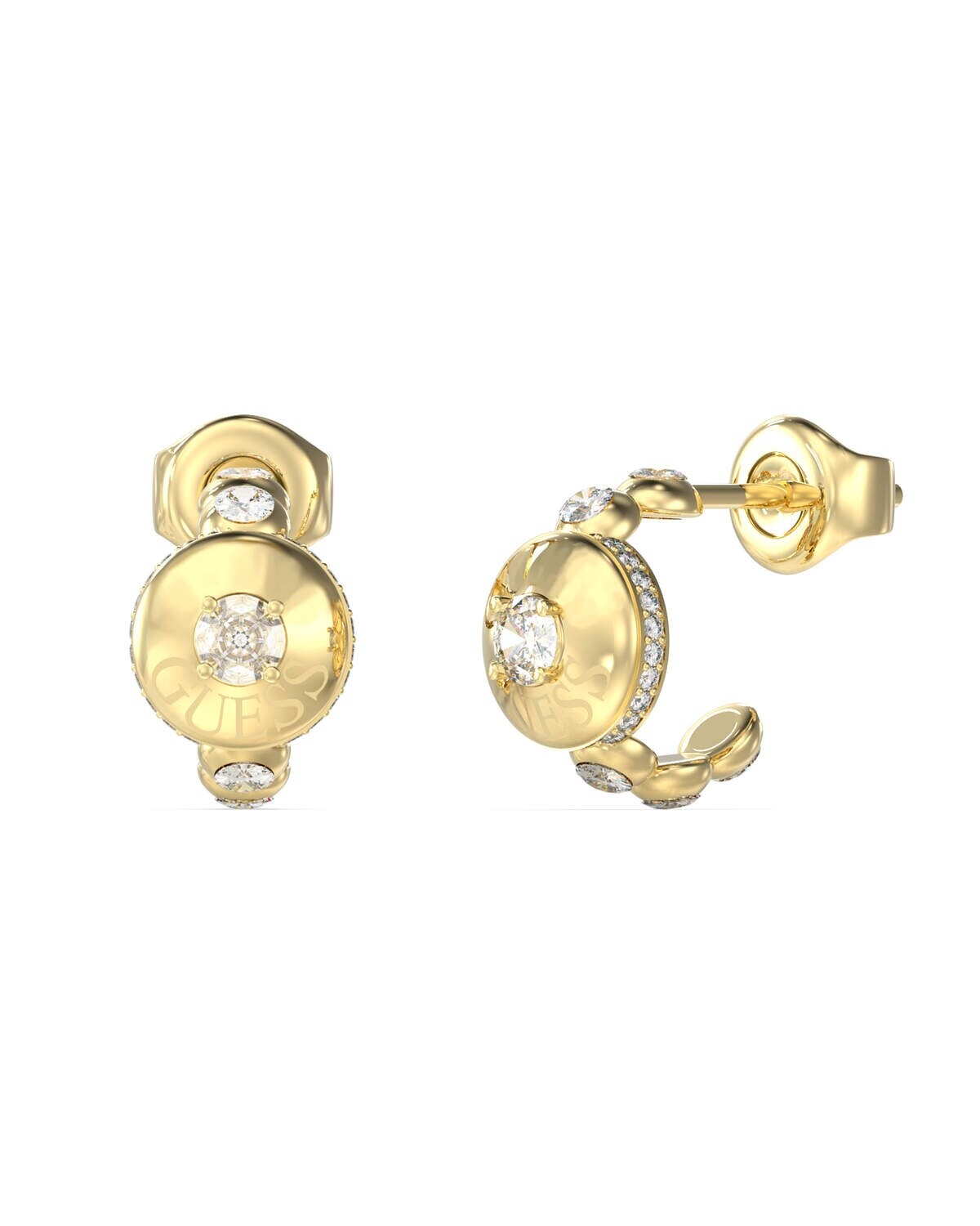 Guess Moderní pozlacené náušnice Sparks JUBE06281JWYGT/U