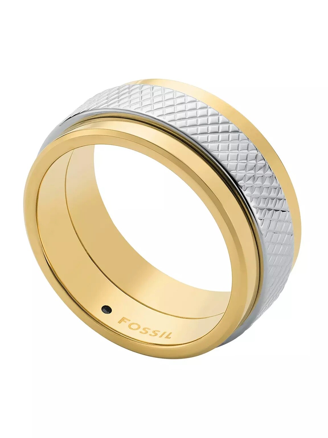 Fossil Moderní bicolor prsten Knox JF04917998 67 mm