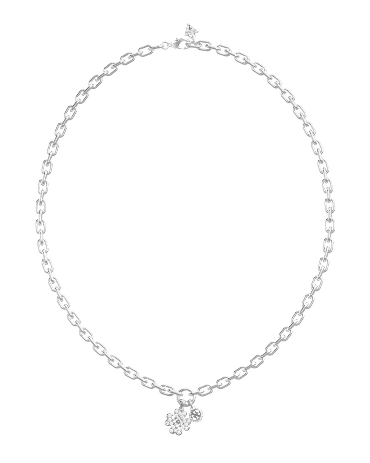 Guess Slušivý ocelový náhrdelník Love Bites JUBN06043JWRHT/U