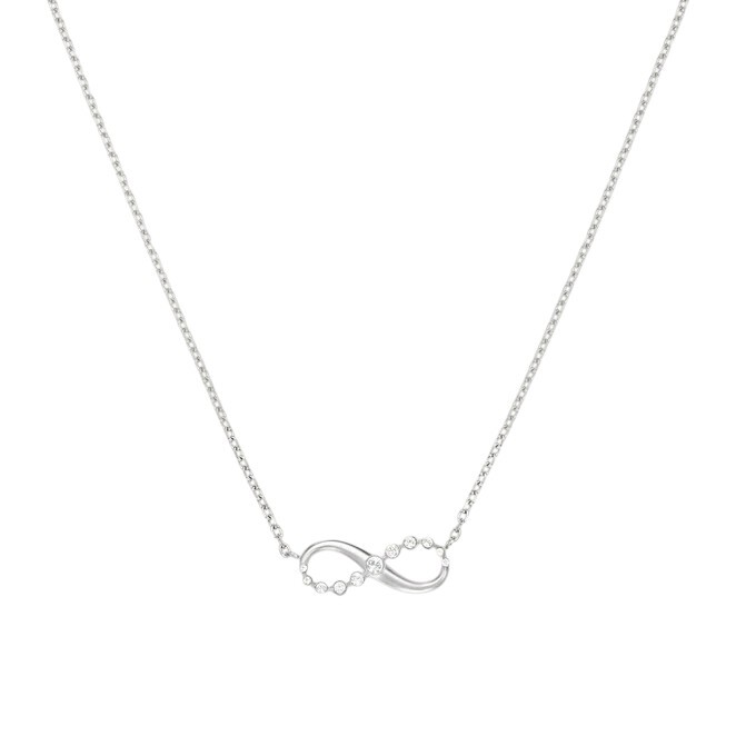 Rosefield Úchvatný dámský náhrdelník s krystaly Infinity JNINS-J1329