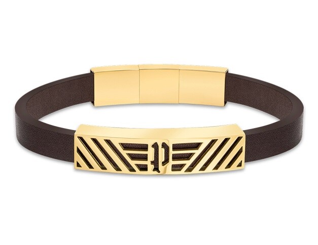 Police Moderní kožený náramek Lattitude PEAGB2211704 18 cm