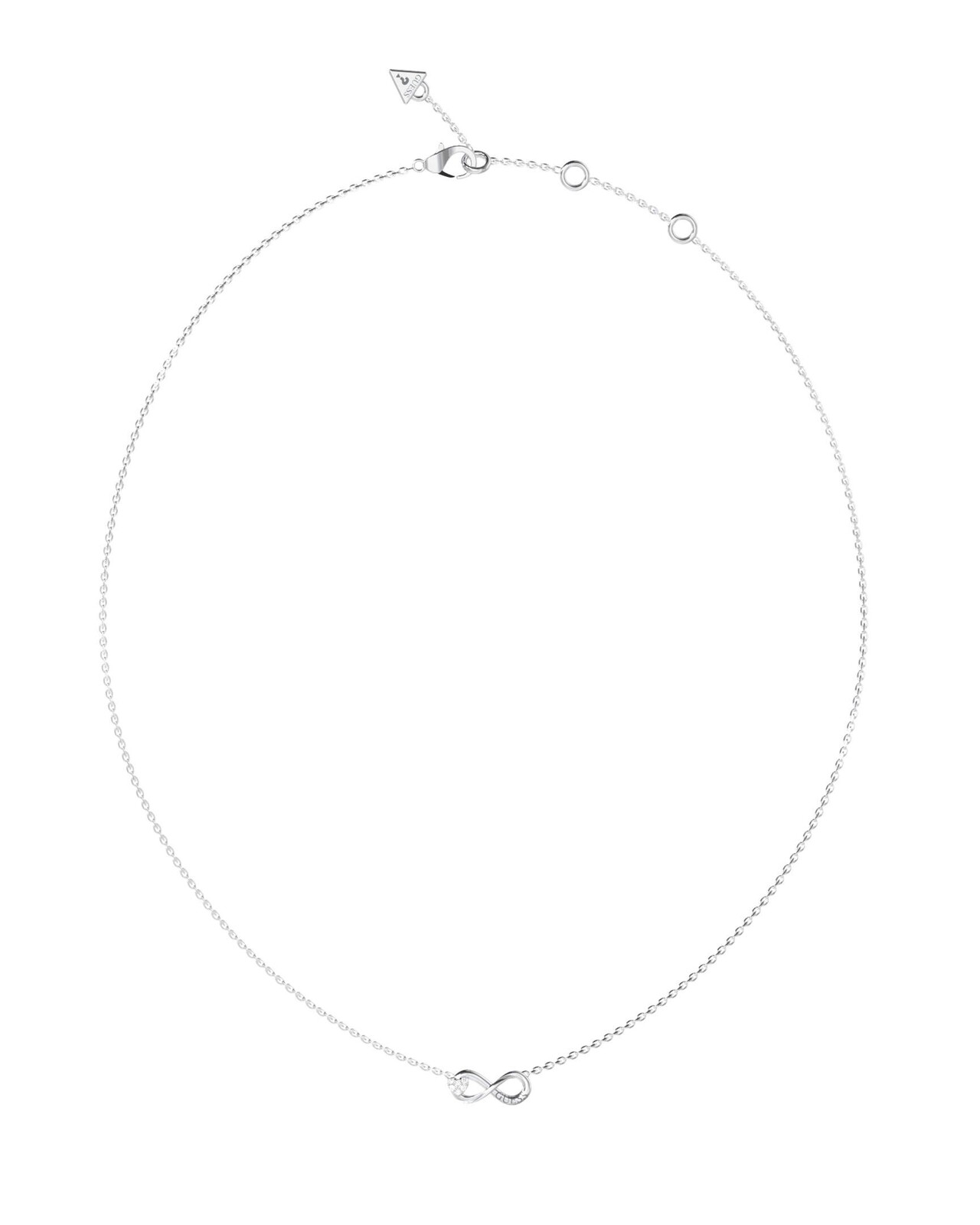 Guess Ocelový náhrdelník s krystaly Love Bites JUBN06047JWRHT/U