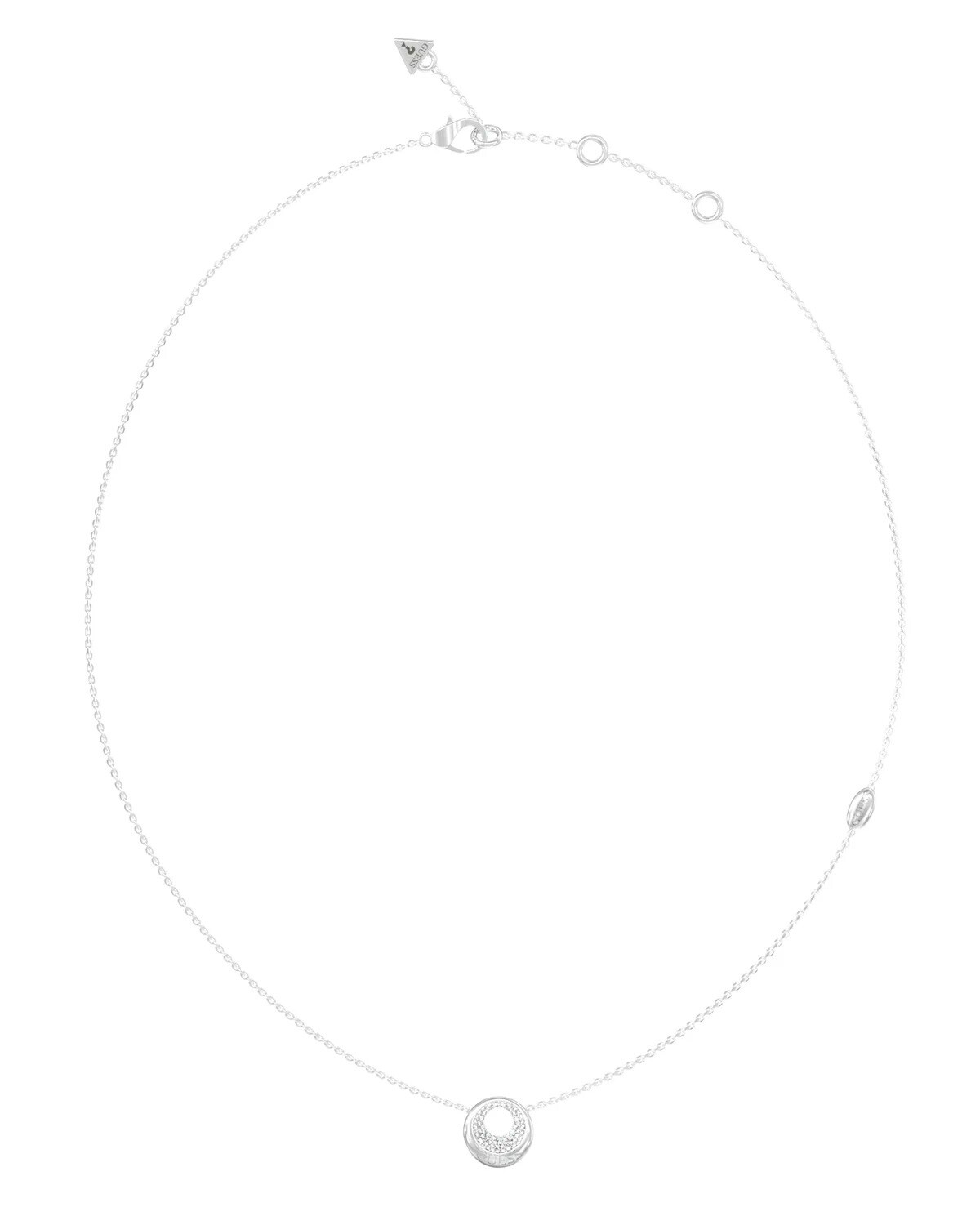 Guess Elegantní ocelový náhrdelník Moon Drops JUBN06245JWRHT/U