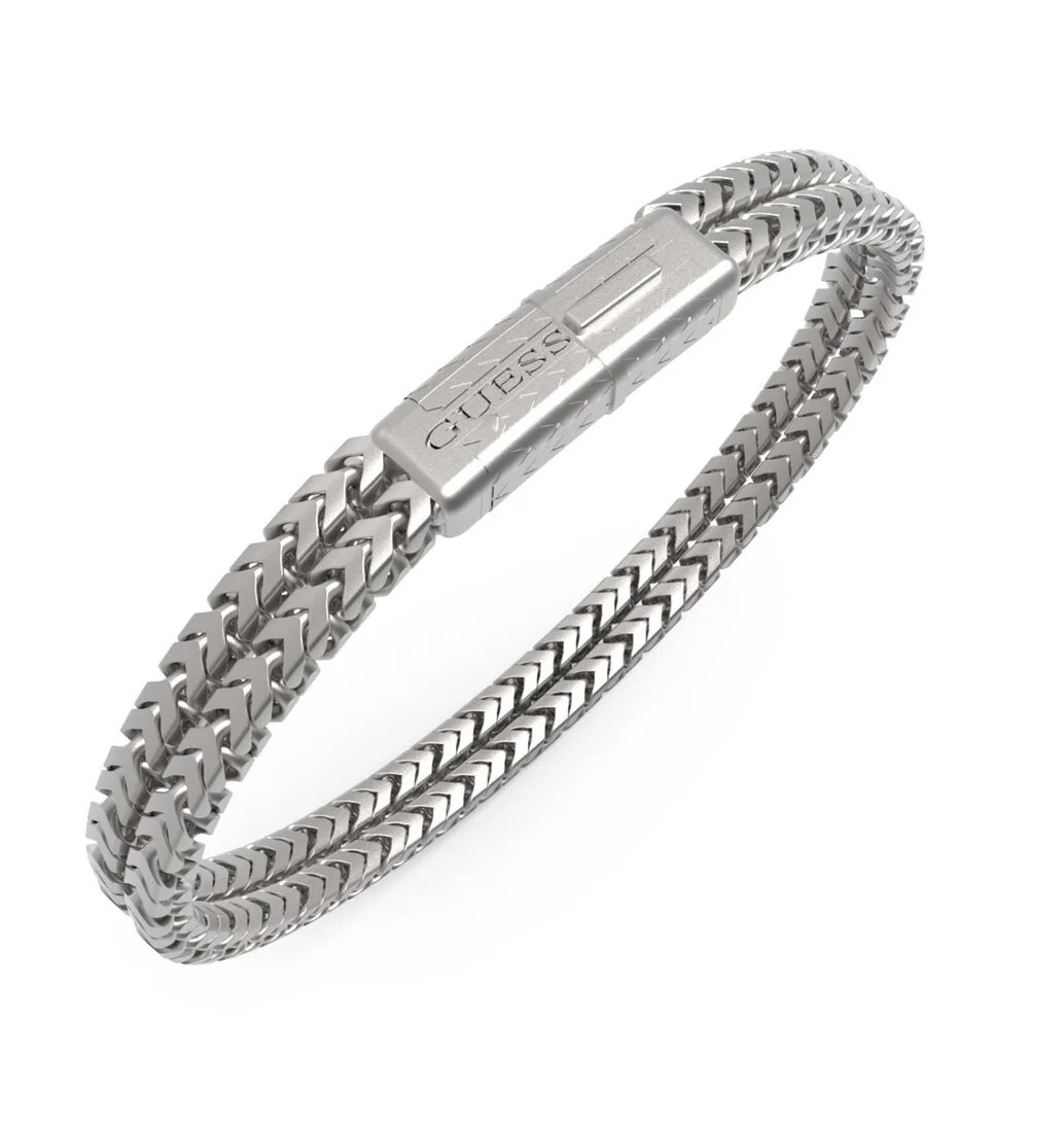 Guess Elegantní dvojitý náramek Sailor Knot JUMB05030JWST 21 cm