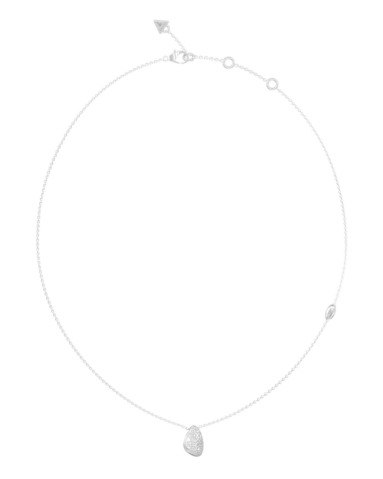 Guess Moderní ocelový náhrdelník Moon Drops JUBN06252JWRHT/U