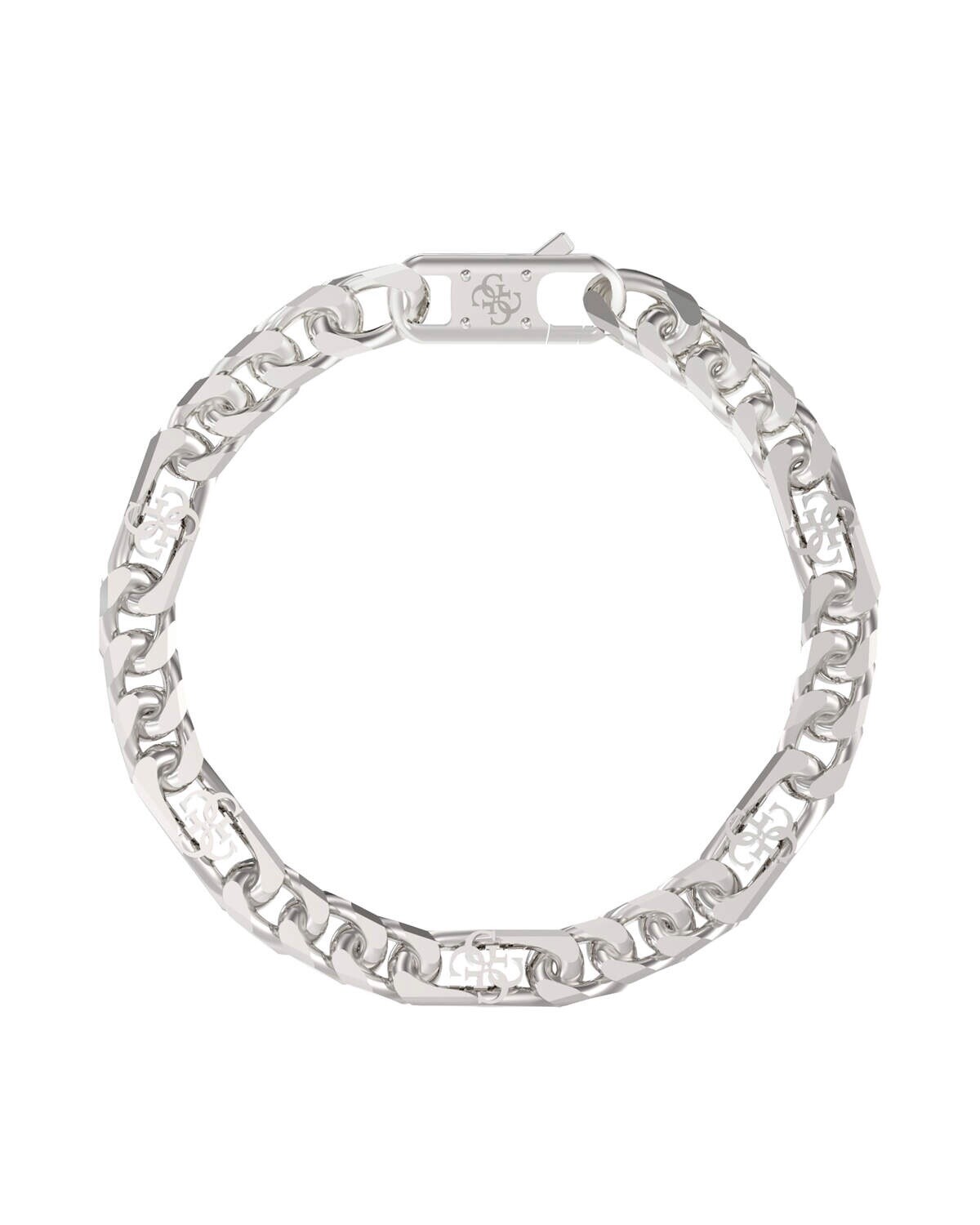 Guess Výrazný ocelový náramek 4G Frontiers JUMB06034JWST 19 cm