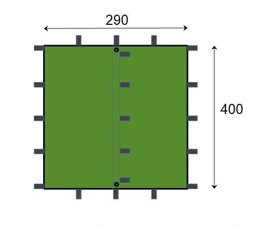 Jurek ARM 3x4 UL bivakovací plachta
