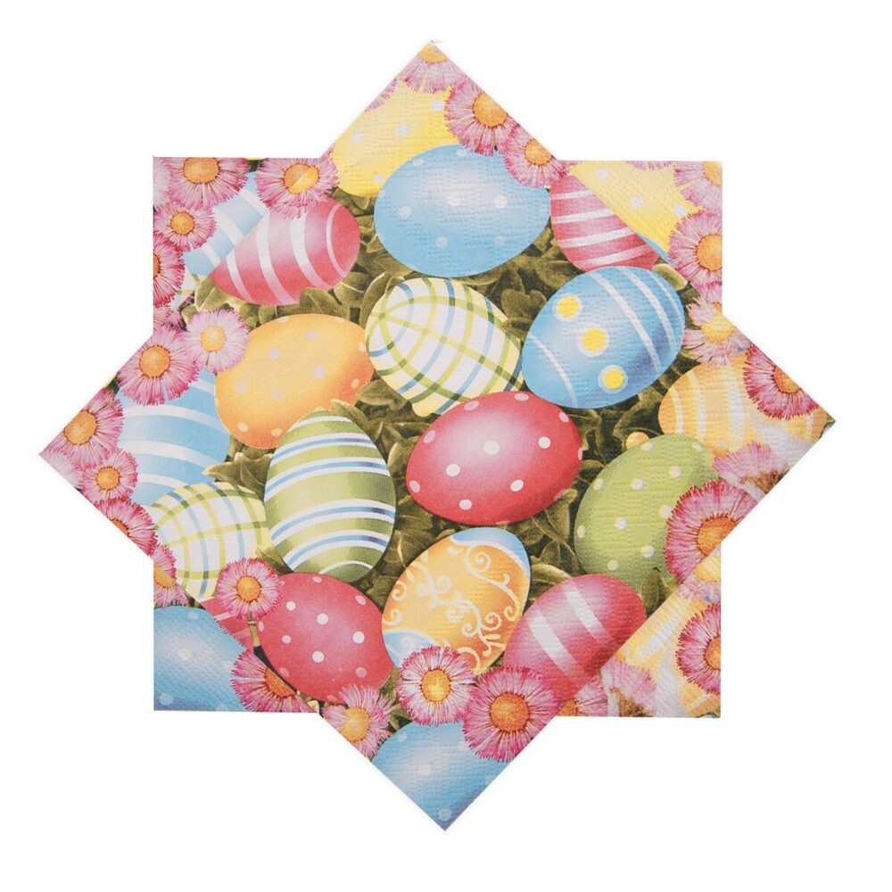 Servírovací ubrousky velikonoční vajíčka -