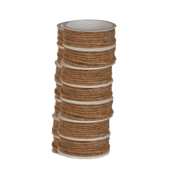 PROVÁZEK vlněný hnědý 5mm/2m