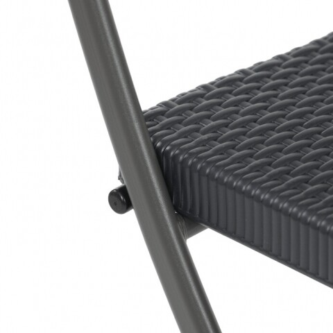 Skládací zahradní set 1+2 plast šedý kov AZS-L2161 GREY Autronic