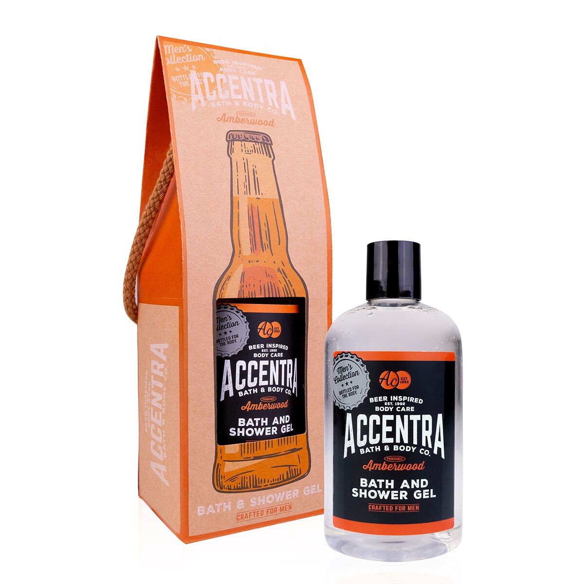 Accentra Sprchový a koupelový gel Men`s Collection 360 ml