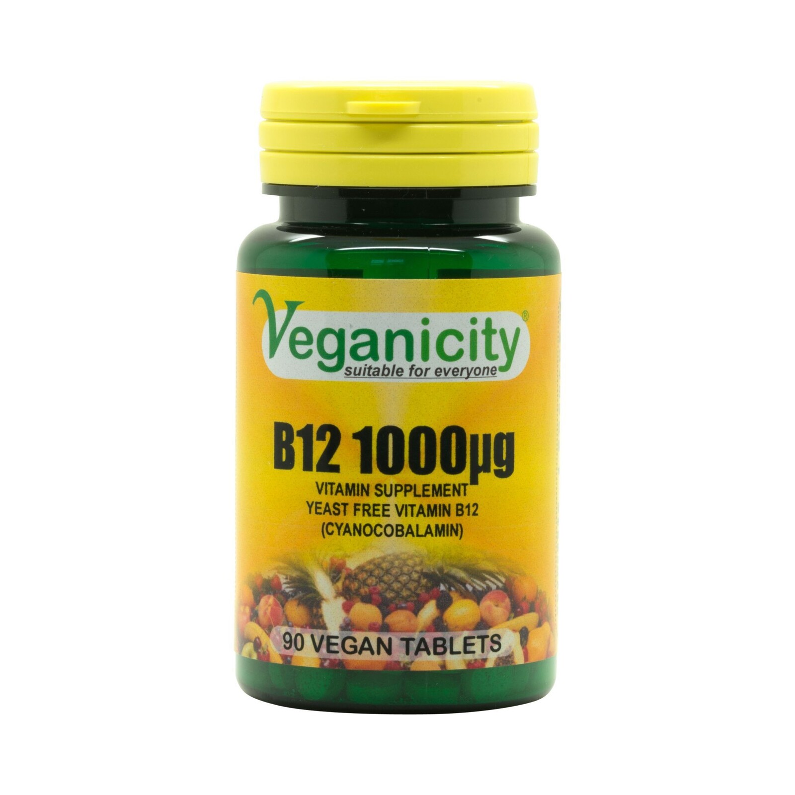 Veganicity Vitamin B12 1000 mcg 90 vegan tablet