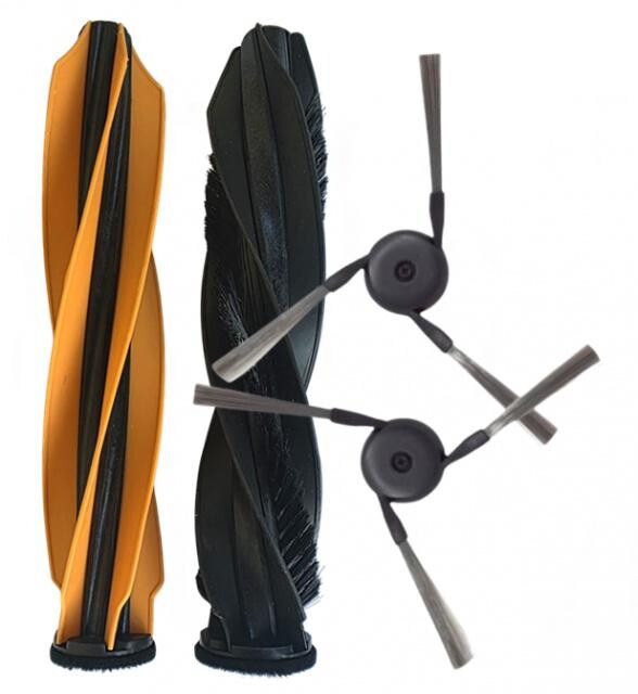 Kartáče pro DREAME Aqua10 Roller/D20 Pro/L40s/L50 Ultra, a MOVA sada 1+2ks