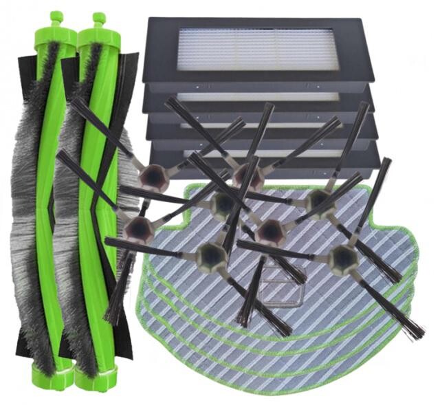 18ks HEPA filtry, kartáče a mopy pro iROBOT Roomba Combo 111, 113, sada