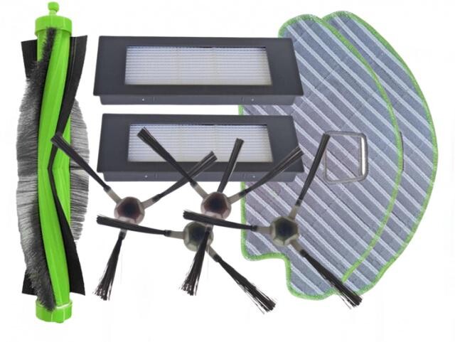 9ks Sada Kartáče, HEPA filtry a mopy pro iROBOT Roomba Combo 111, 113