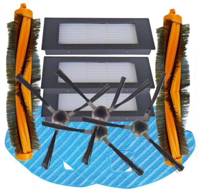 11ks Kartáče, HEPA filtry a mopy pro iROBOT Roomba Combo 111, 113, sada