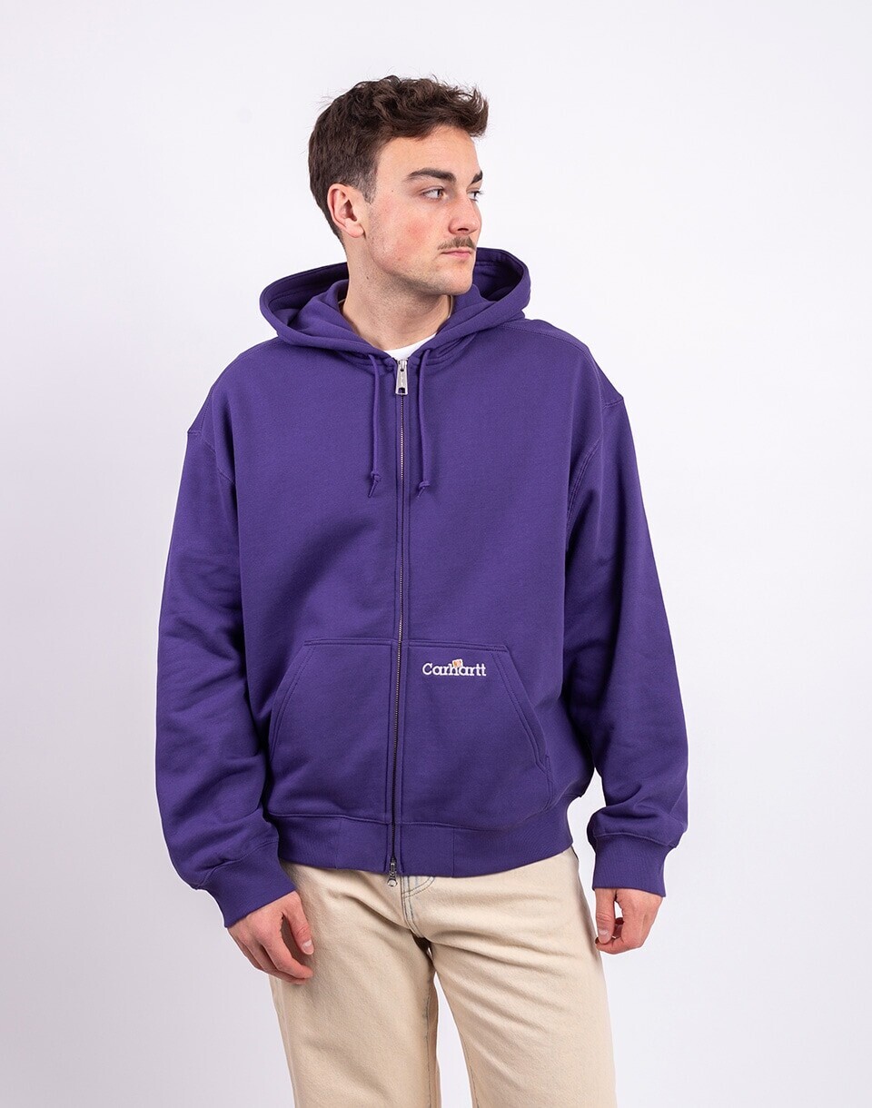 Carhartt WIP Hooded WIP Label Sweat Jacket Calla M