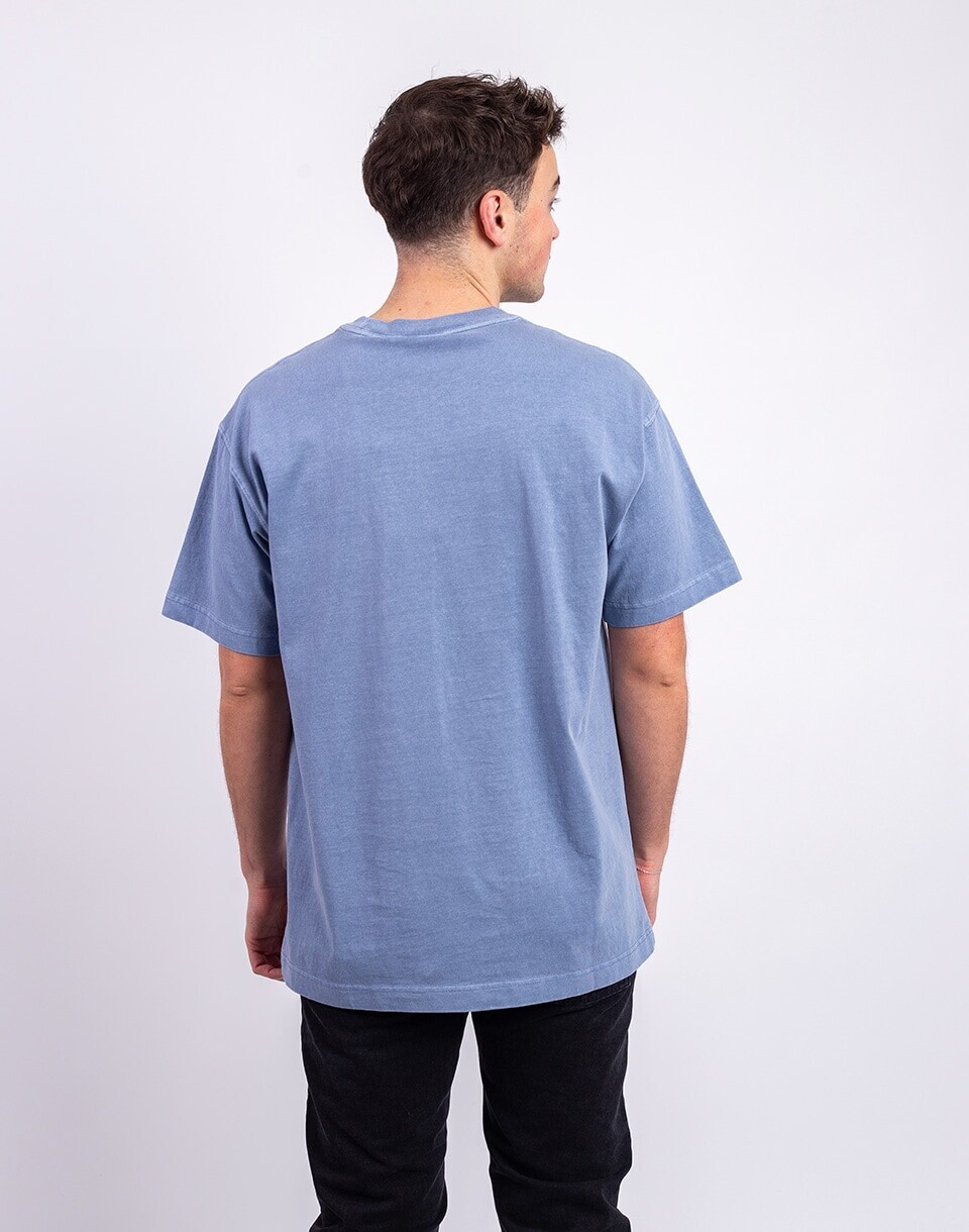 Carhartt WIP S/S Nelson T-Shirt Gentle Blue garment dyed M