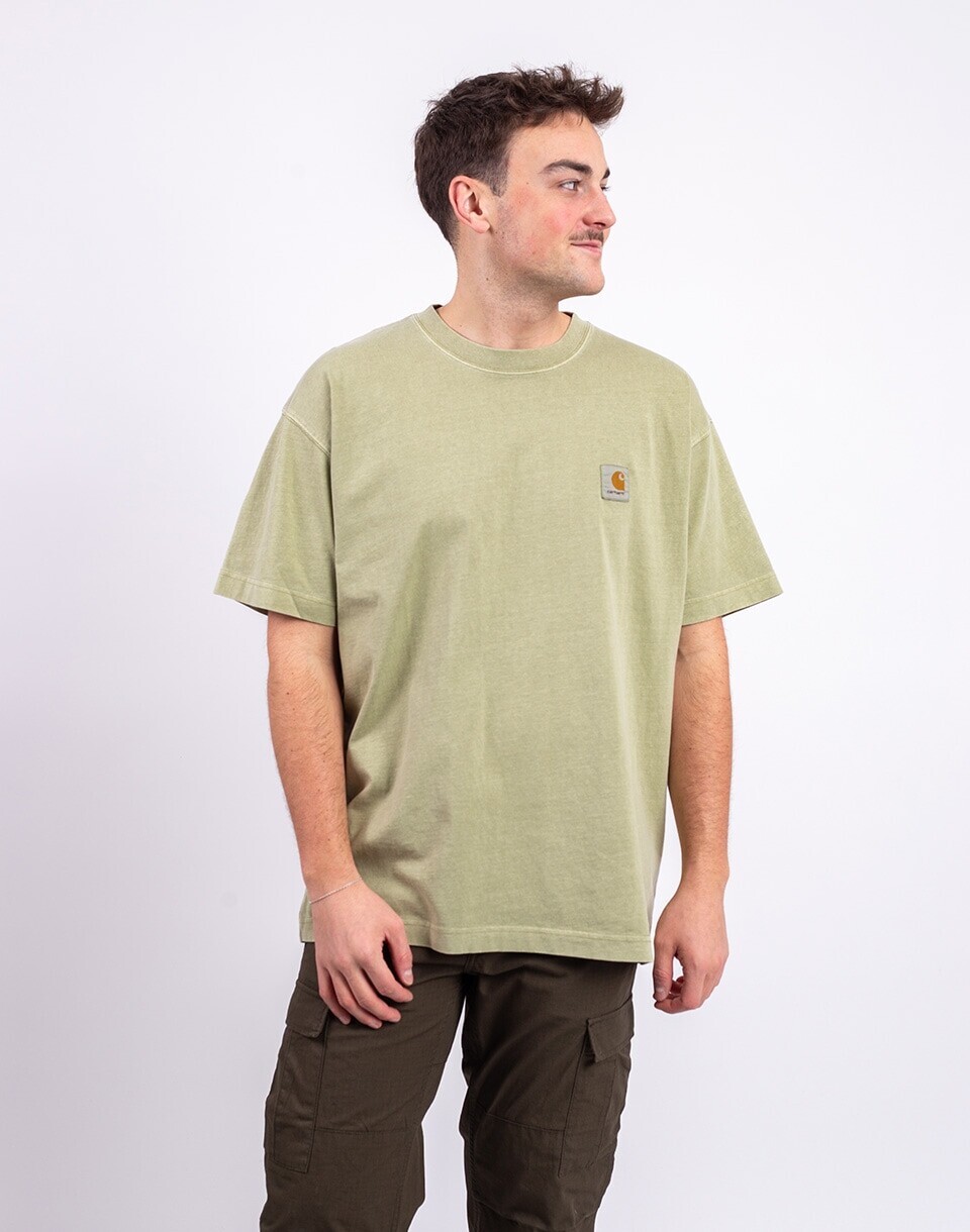 Carhartt WIP S/S Nelson T-Shirt Gentle Green garment dyed M