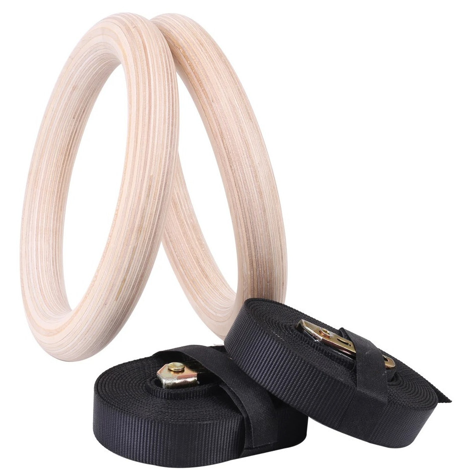 Posilovací pomůcka YY VERTICAL Gym Rings Barva: hnědá