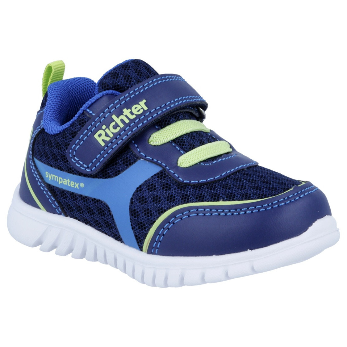 Dětské boty Richter Wallaby Nautical/Lime/Lagoon Velikost bot (EU): 30 / Barva: modrá