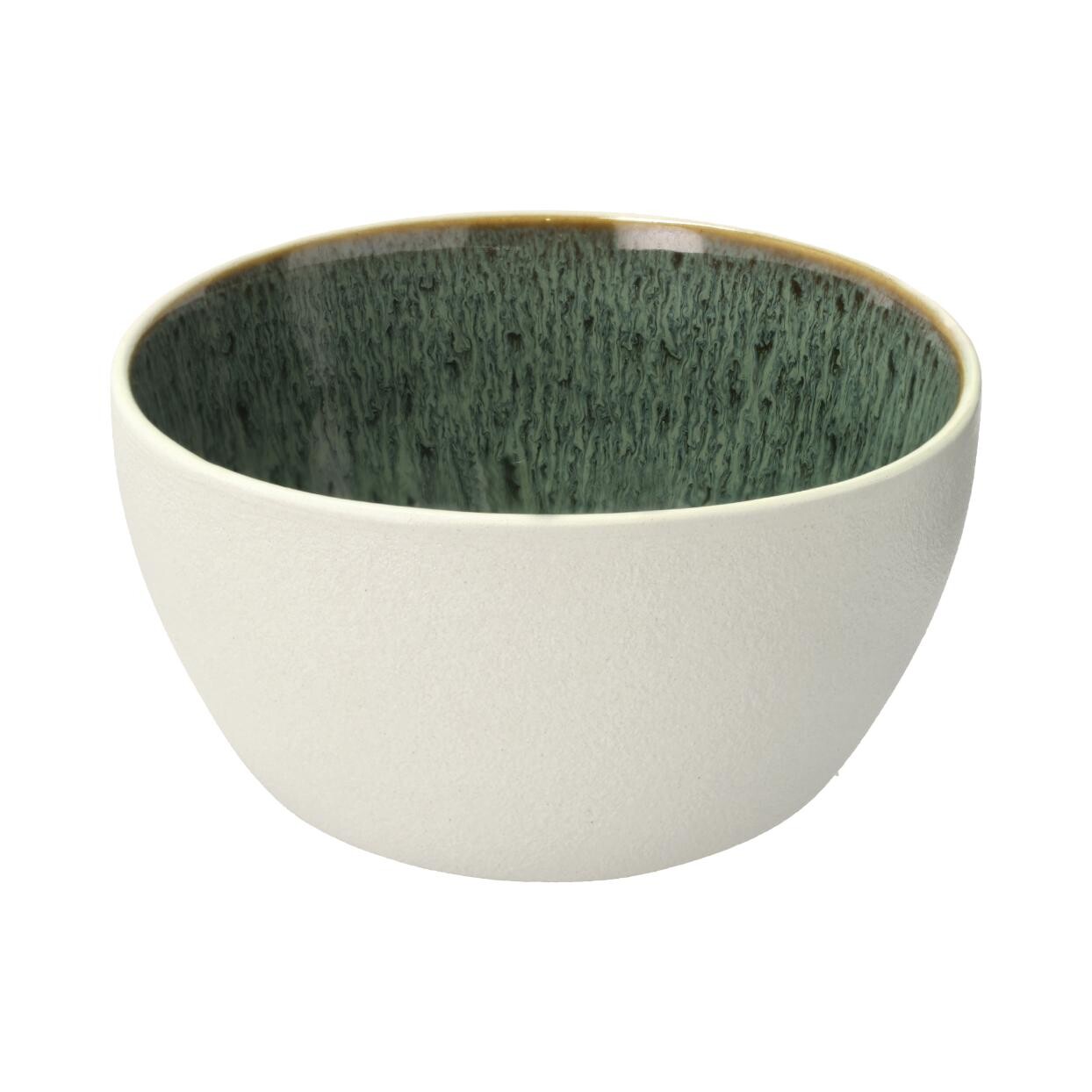 Jídelní miska GASTRO 12 cm, 400 ml, bílá / zelená, kamenina, Bitz