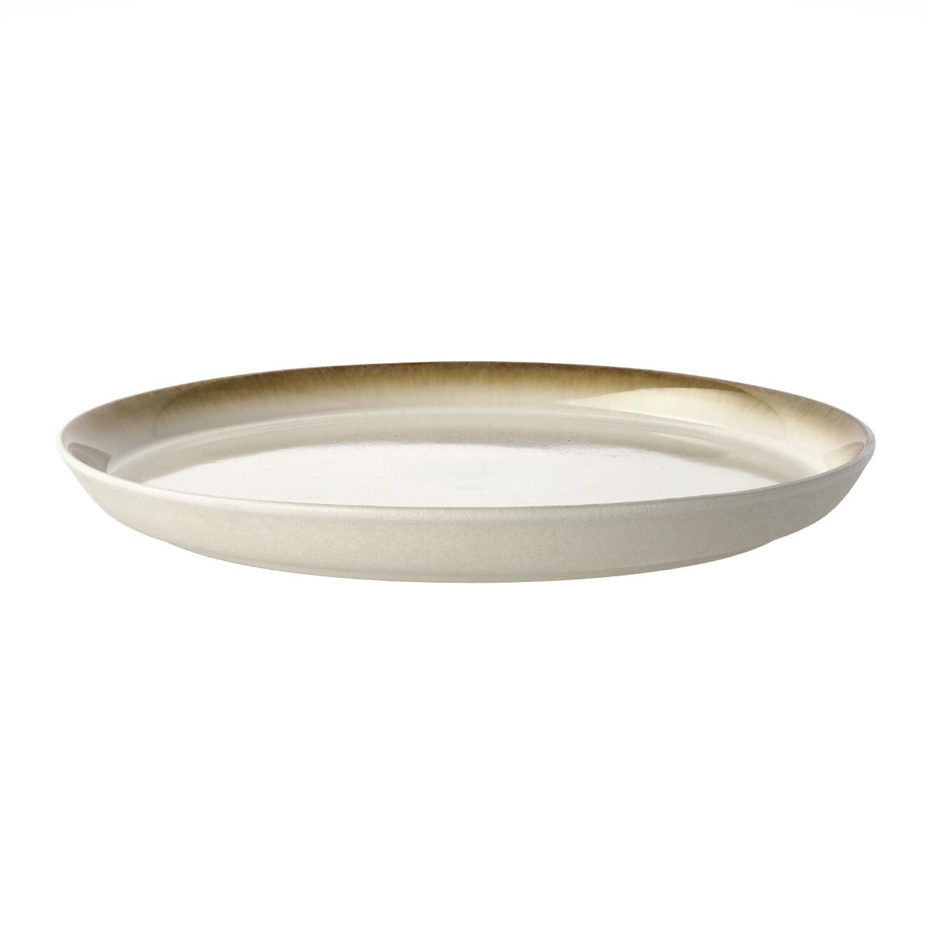 Jídelní talíř GASTRO 27 cm, bílá / krémová, kamenina, Bitz