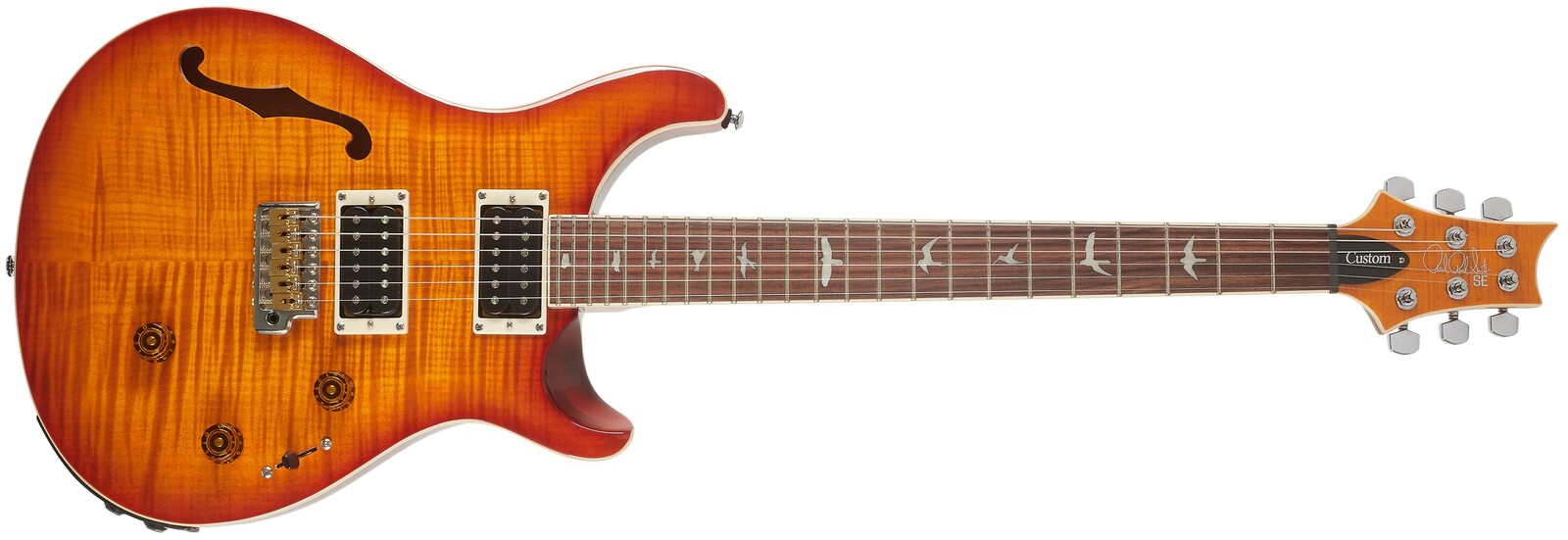 PRS SE Custom 24 Semi-Hollow Piezo Vintage Sunburst (použité)