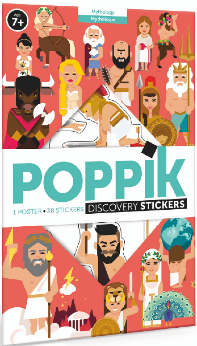 Vzdělávací samolepkový plakát - Mythology