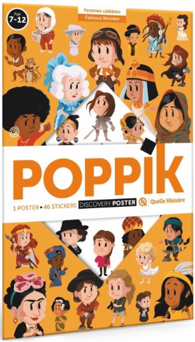 Vzdělávací samolepkový plakát Významné ženy