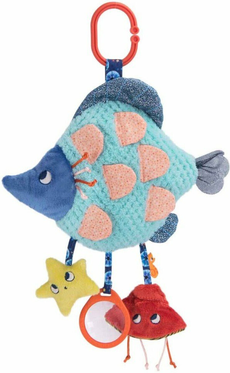 Plyšová rybka s aktivitami