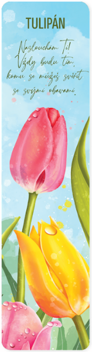 Dobrá záložka 176 - Tulipán